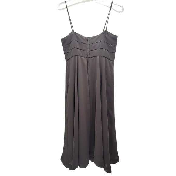 Vintage Ursula of Switzerland Beaded Spaghetti Strap Empire Waist Prom Dress - Picture 3 of 14